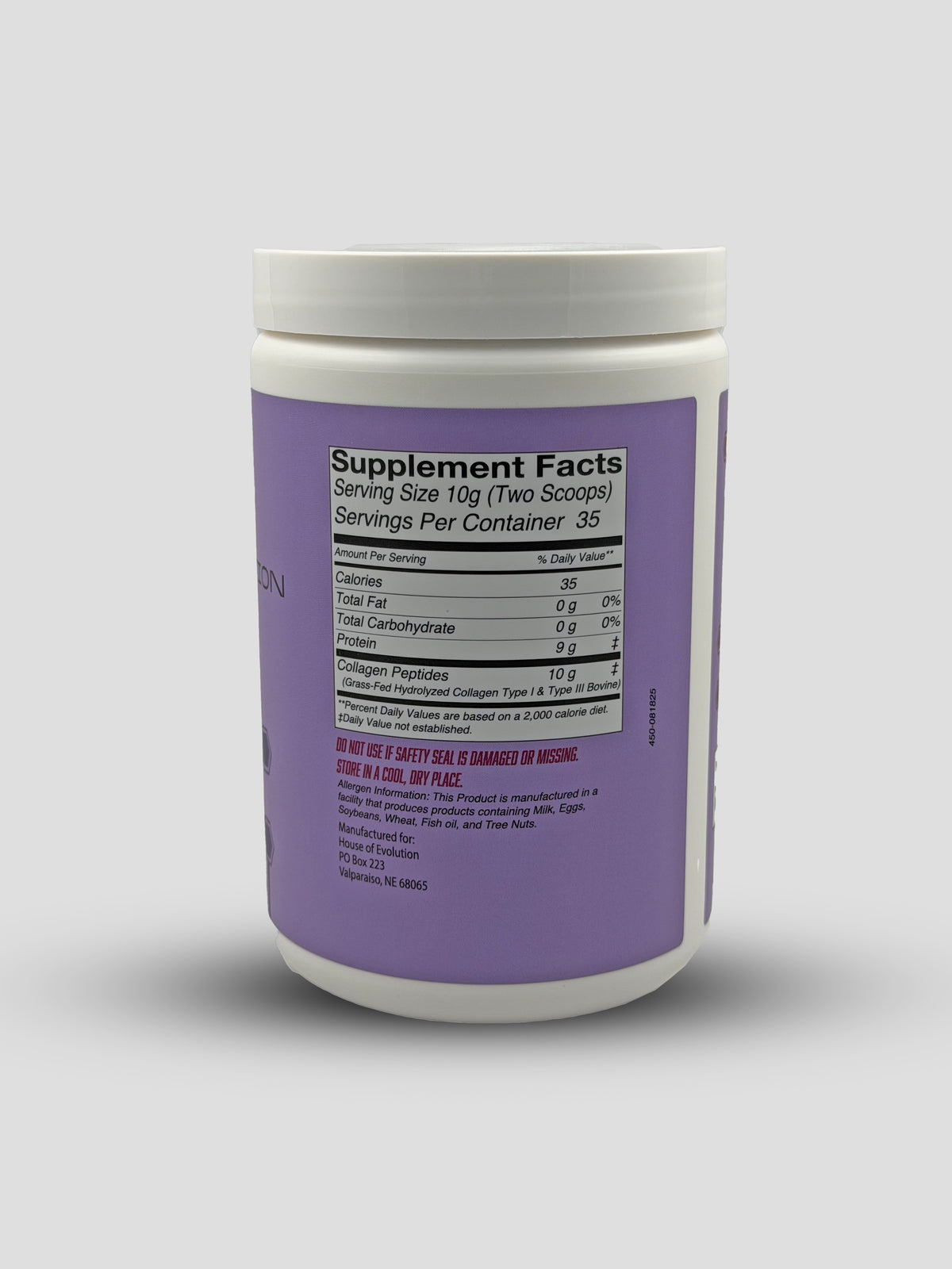 Collagen Peptides – Type 1 & 3